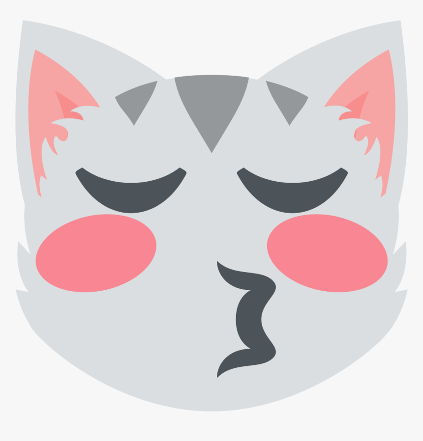 Kissing Cat Face Emoji, HD Png Download