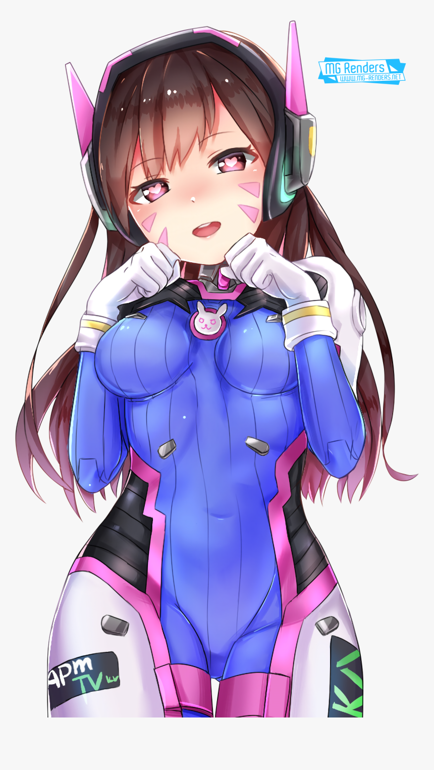 D Va Overwatch Fanart, HD Png Download