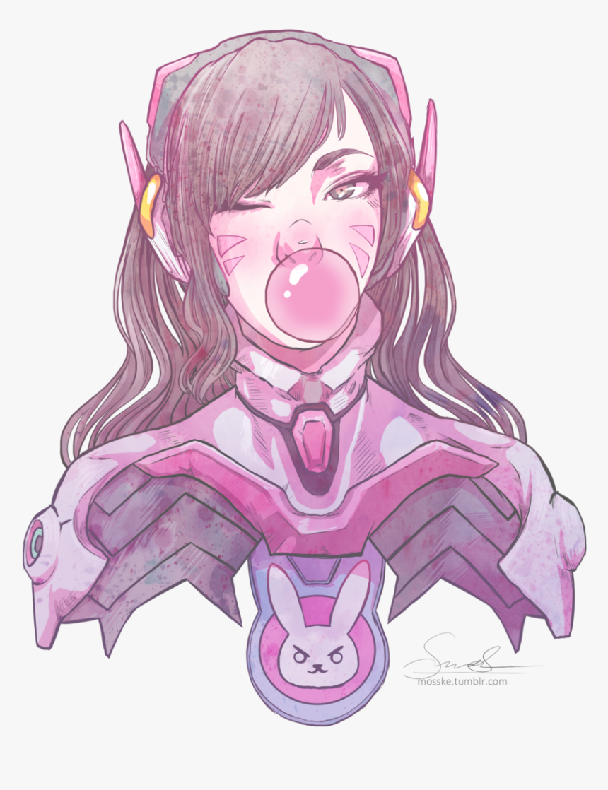 D Va Png , Png Download - D Va Drawing, Transparent Png