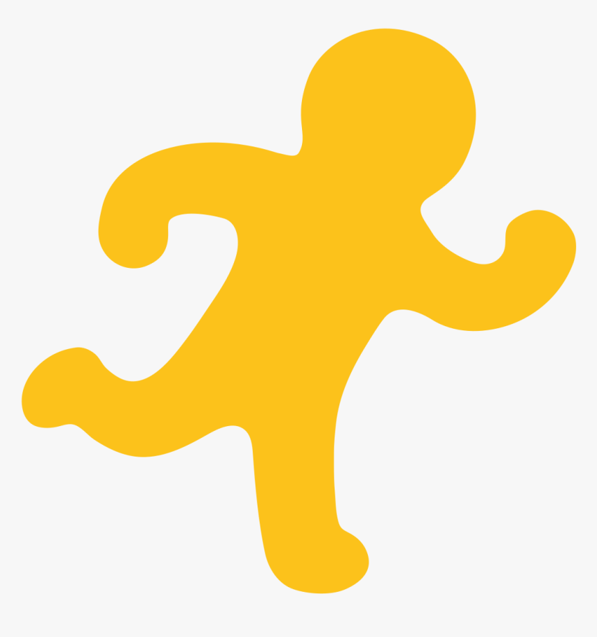 Yellow Running Emoji, HD Png Download