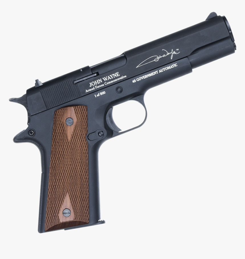 John Wayne M1911 Government - Firearm, HD Png Download