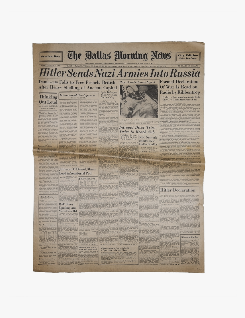 L1001575 - Newspaper, HD Png Download