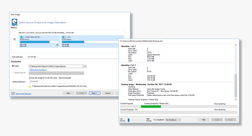 Macrium Reflect Free - Macrium Reflect, HD Png Download