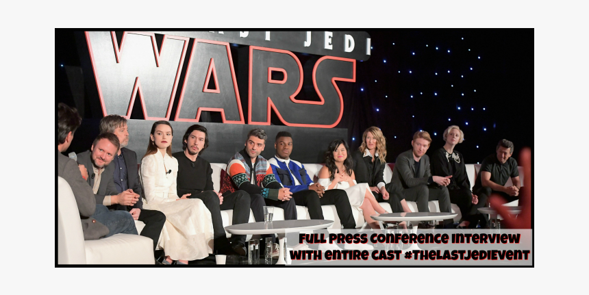 Last Jedi Press Conference, HD Png Download