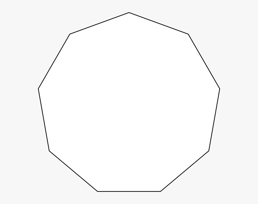 Nonagono Png, Transparent Png