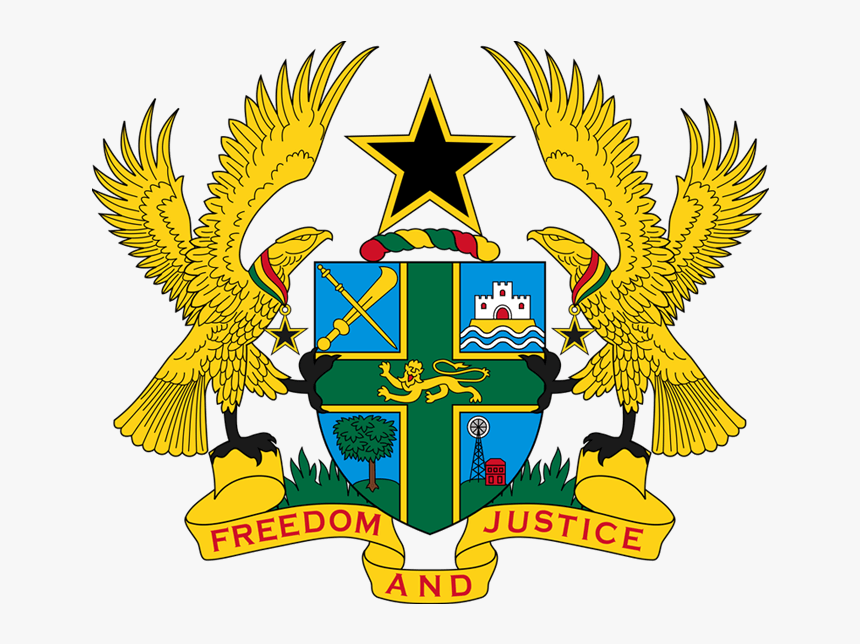 Ghana Coat Of Arm Png, Transparent Png