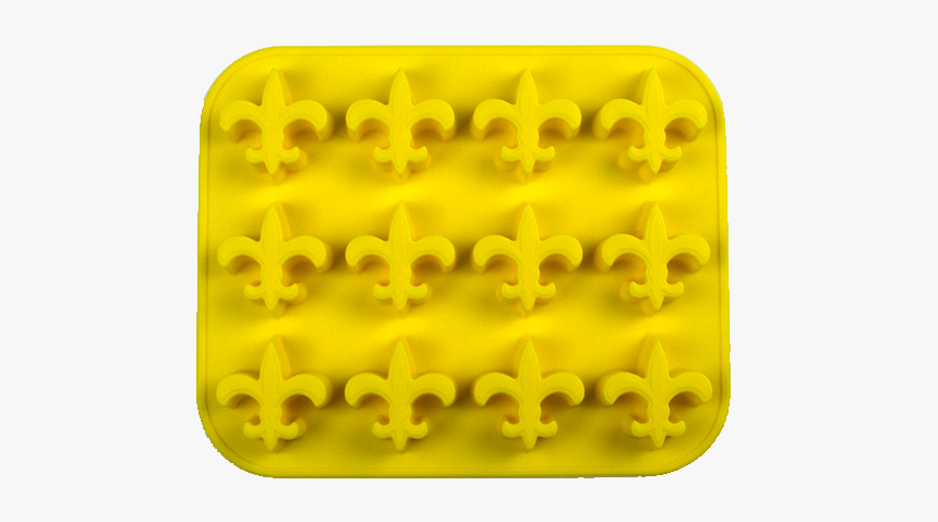 Fleur De Lis Ice Tray And Candy Mold Gold - Fondant, HD Png Download