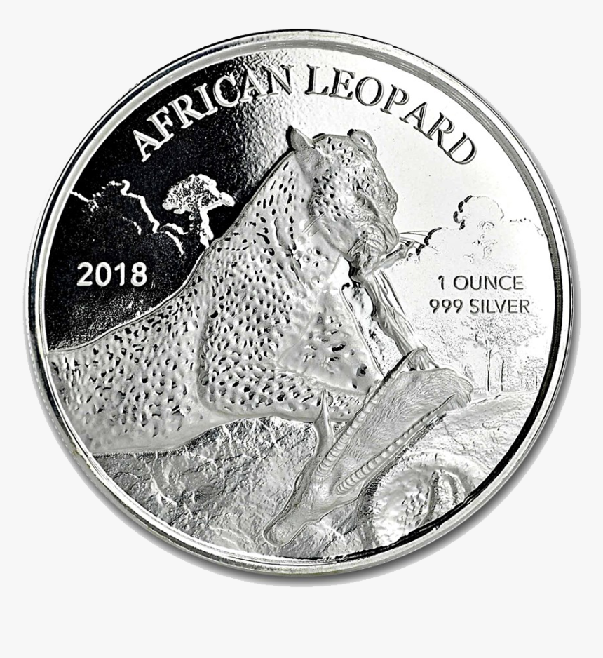 2018 Ghana Leopard Coin, HD Png Download
