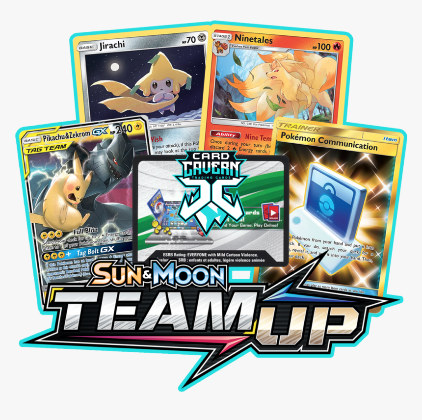 Sun And Moon Team Up Logo, HD Png Download