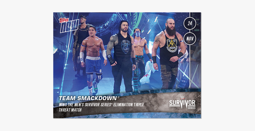 Team Smackdown® Match Wins The Men S Survivor Series® - Survivor Series, HD Png Download