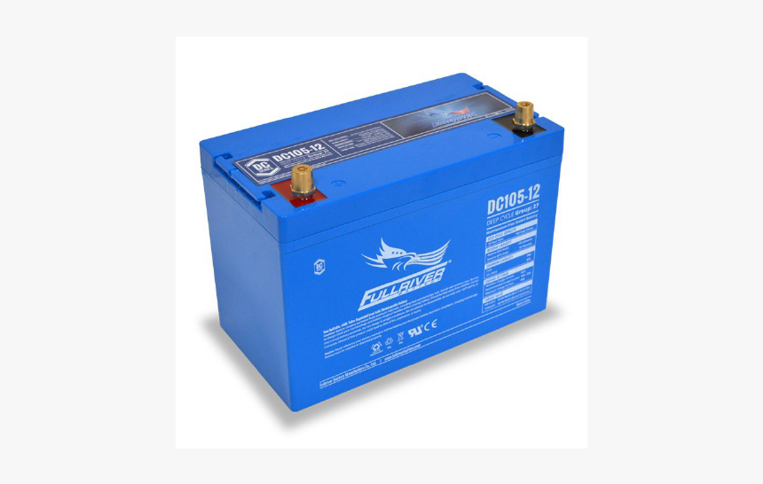 Agm Batteri 105ah Full River, HD Png Download