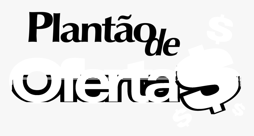 Plantao De Ofertas Logo Black And White - Plantao De Ofertas, HD Png Download