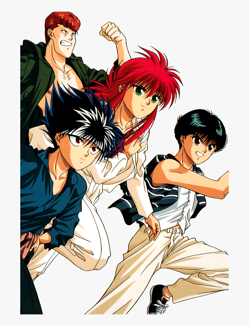 “team Urameshi Running 
” - Yusuke Urameshi, HD Png Download