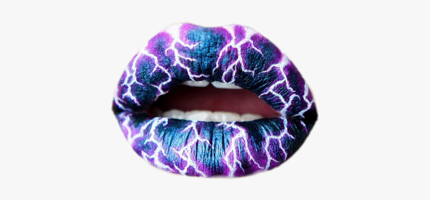 #relampago #truenos - Crazy Lip Makeup, HD Png Download