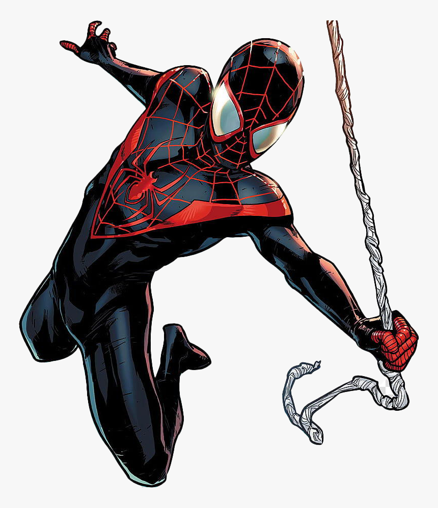 The Crimson Spider S Hero Gear 526px Miles Morales - Miles Morales Comic Suit, HD Png Download