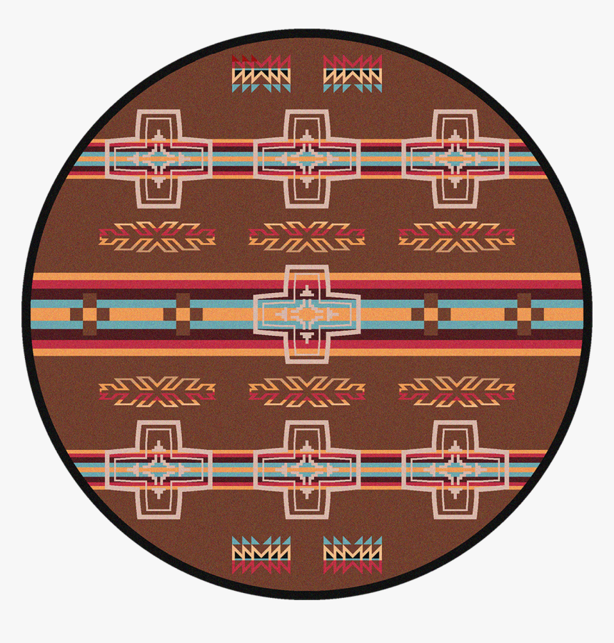 Canyon Cross/sunset Round Rug By American Dakota, HD Png Download
