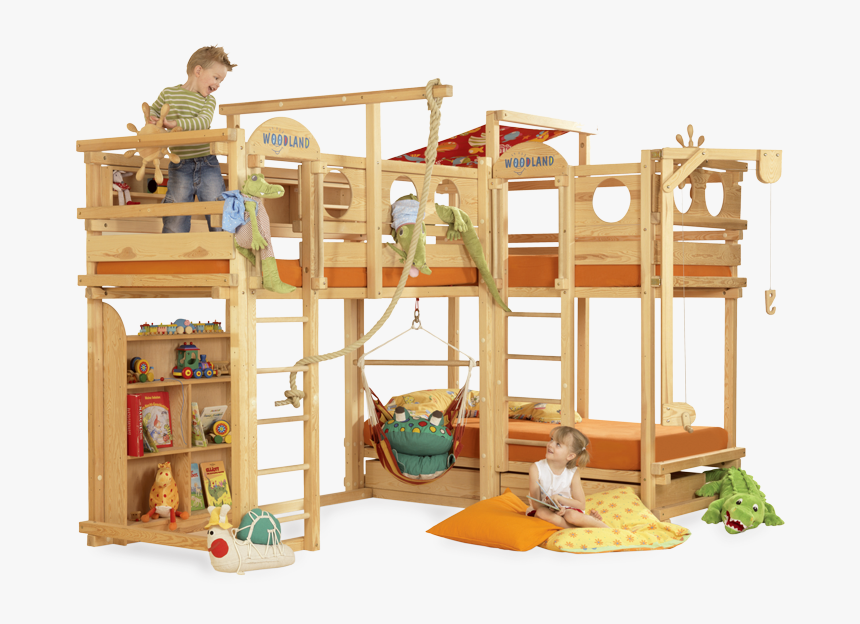 Etagenbett El Dorado 
 Data Image Https - L Shape Triple Bunk Bed, HD Png Download