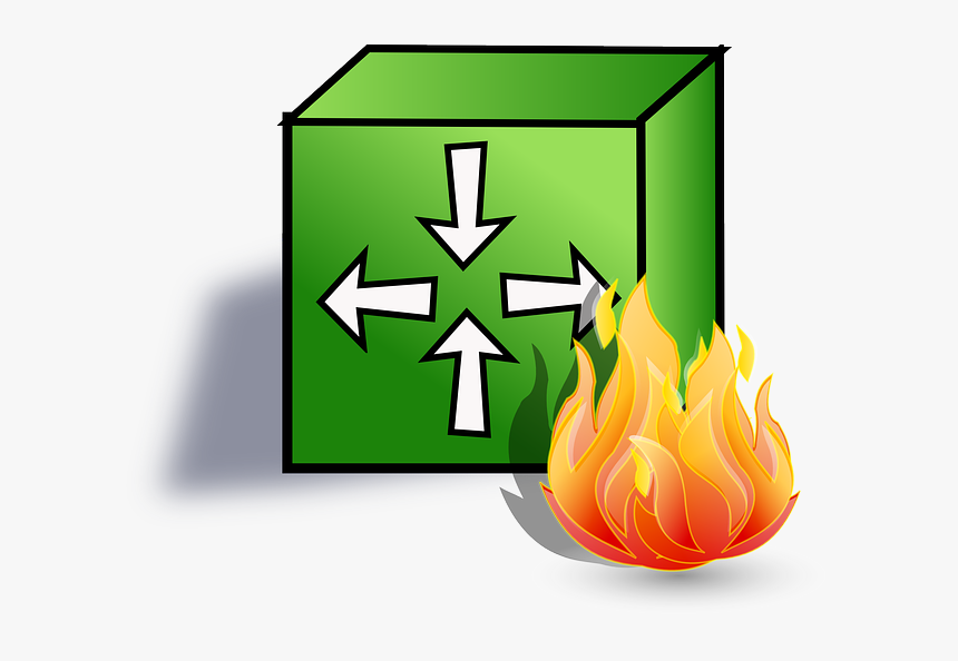 Firewall, Network, Traffic, Net, Block, Guard, Safe - Routers And Firewall Icon, HD Png Download