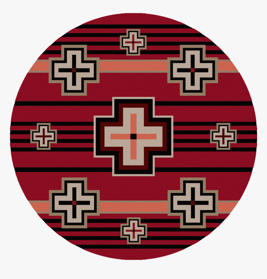 Bounty/red Round Rug By American Dakota - Circle, HD Png Download