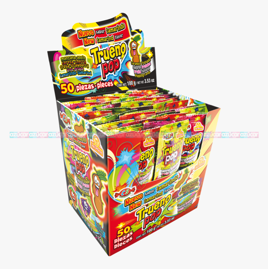 Las Delicias Trueno Pop 18/50 - Box, HD Png Download