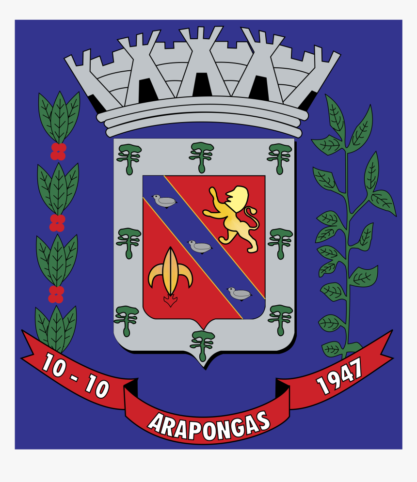 Brasao Da Cidade De Arapongas Pr 01 Logo Png Transparent - Arapongas Pr, Png Download