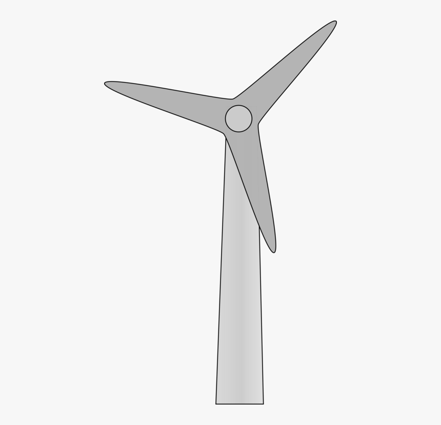 Turbine,angle,energy - Clipart Wind Turbine, HD Png Download