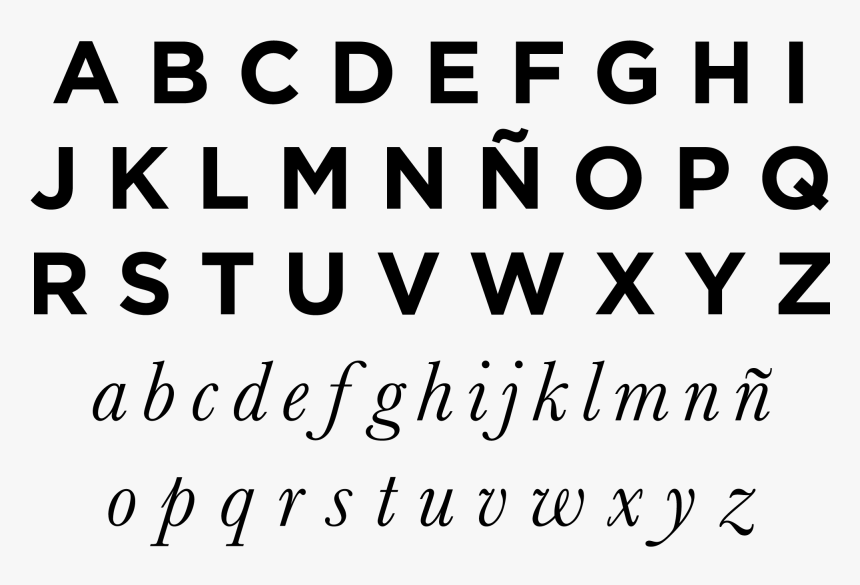 Archivo - Abecedario - Alphabet, HD Png Download