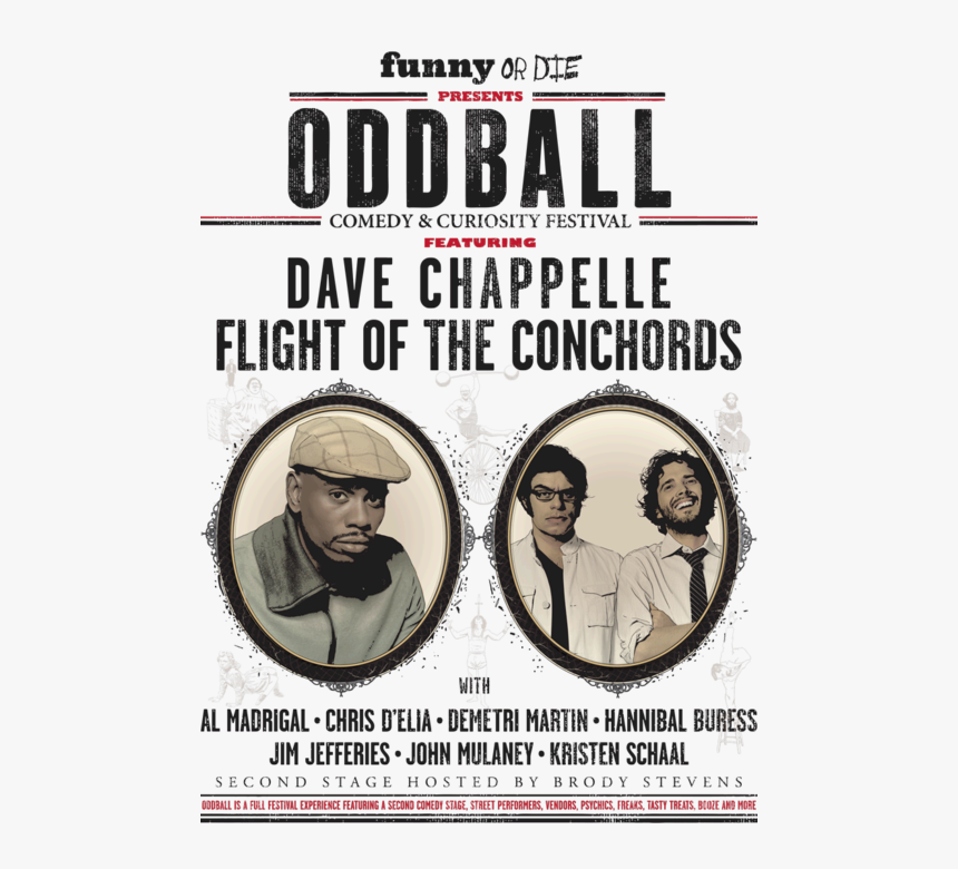 Oddball Fast - Oddball Comedy Festival Dave Chappelle, HD Png Download