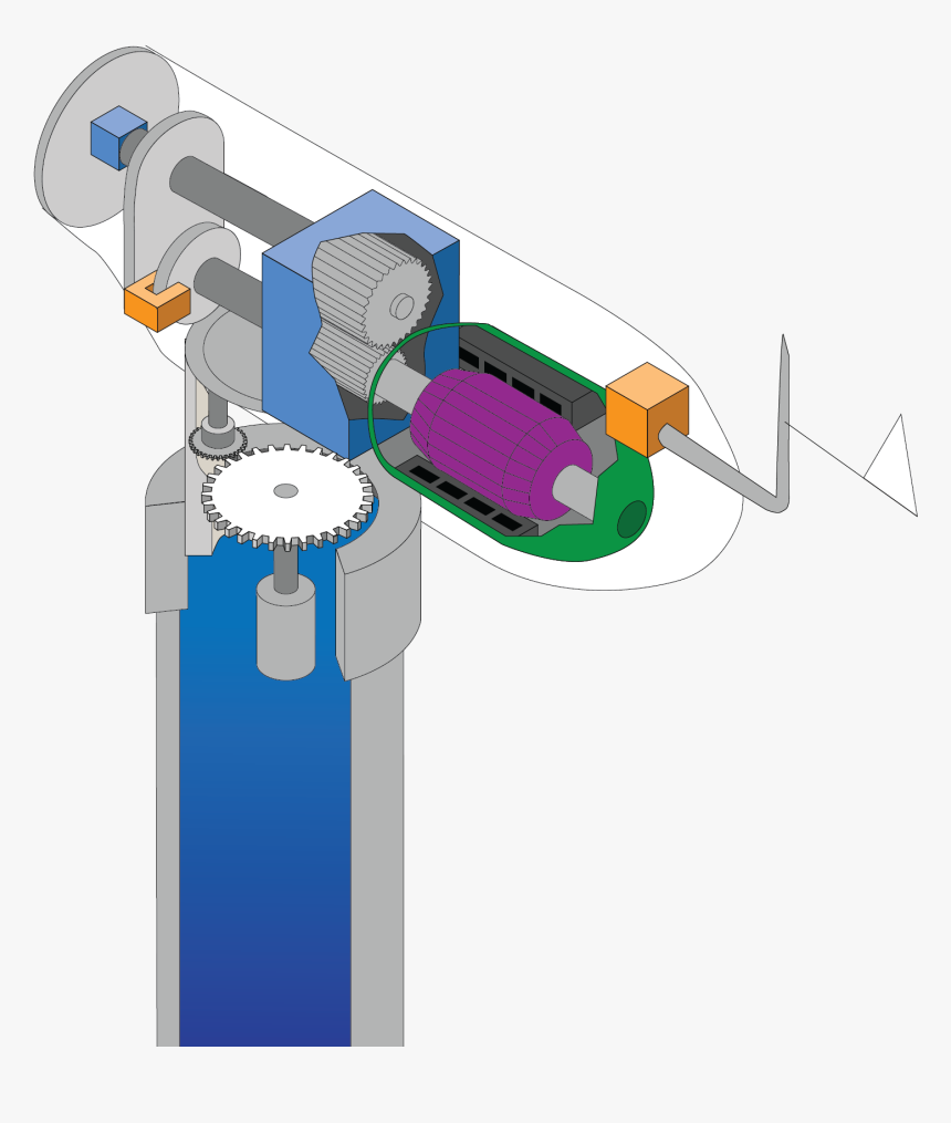 How A Wind Turbine Works - Slip Ring Wind Turbine, HD Png Download