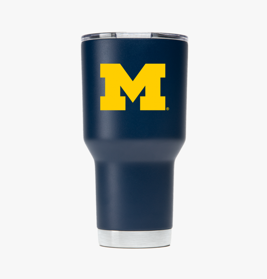 Michigan Wolverines 30oz Royal Powder Coated Tumbler, HD Png Download