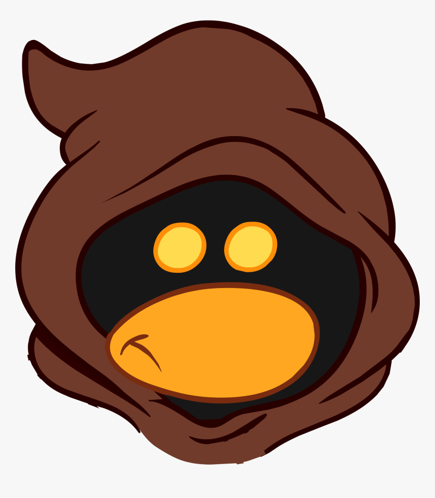 Clipart Penguin Nose - Club Penguin Star Wars Mask, HD Png Download