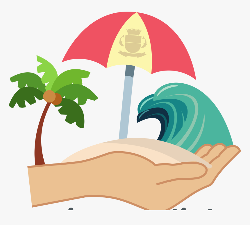 Praia Limpa - Sabado E Dia De Praia, HD Png Download