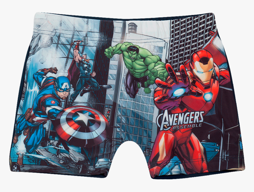 Os Vingadores Png -short Praia Avengers - Swim Briefs, Transparent Png