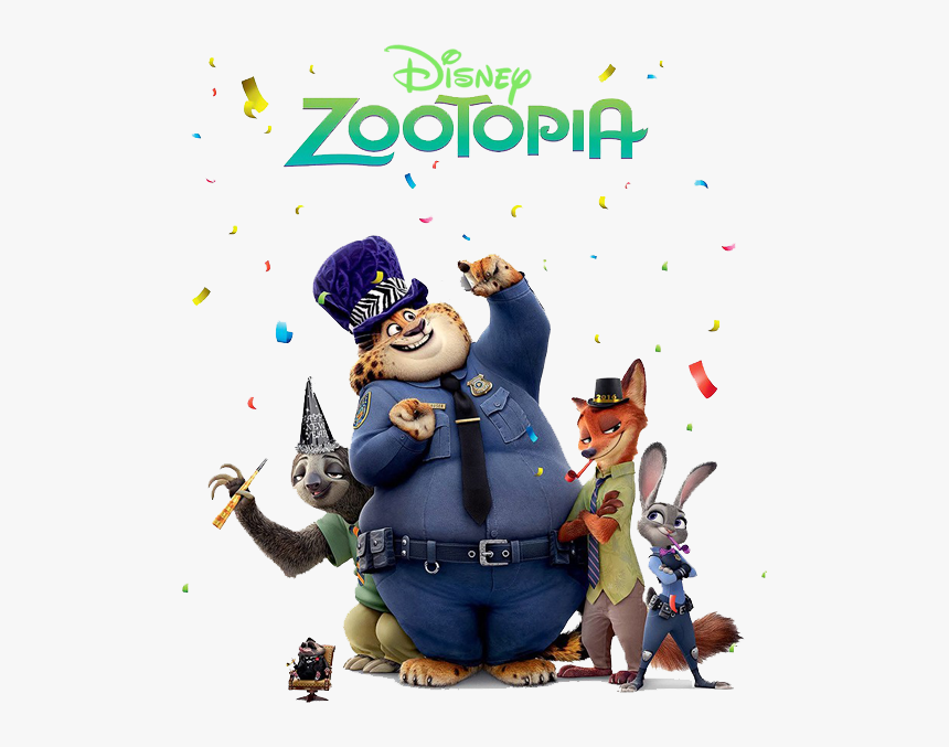 Zootopia Characters Transparent - Happy New Year Zootopia, HD Png Download