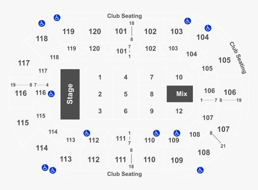 K Rock Centre Seating Chart, HD Png Download