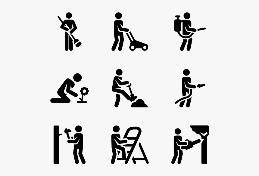 Aged Care Black Icon, HD Png Download