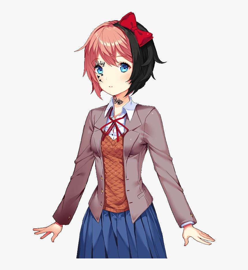 View Samegoogleiqdbsaucenao Lil Sayori , - Doki Doki Literature Club Sayori, HD Png Download