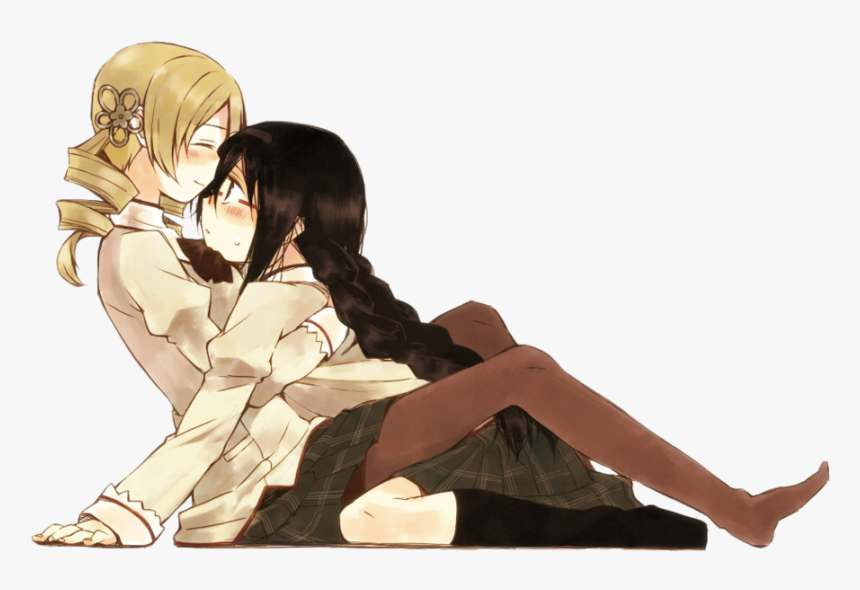 Madoka Magica Homura X Mami, HD Png Download