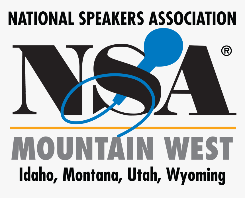 Nsa-mountain West Logo - National Speakers Association, HD Png Download
