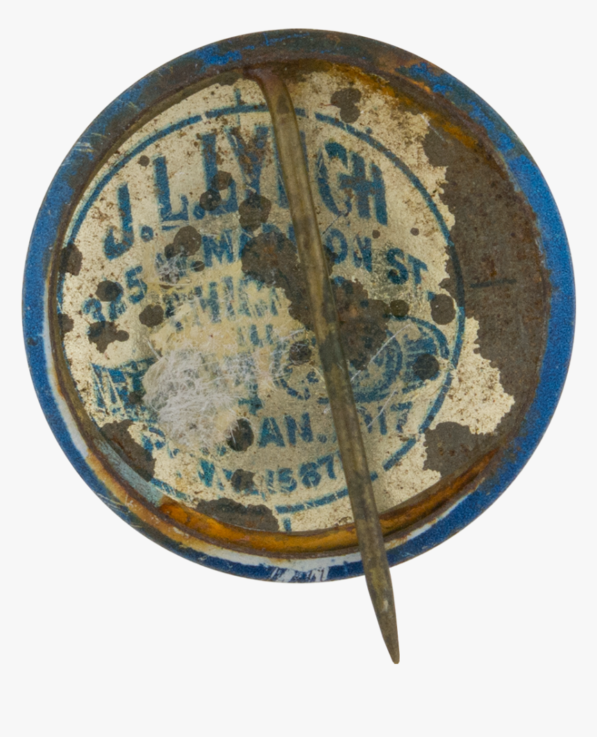 Harding And Coolidge With Stars Button Back Political - Blue And White Porcelain, HD Png Download