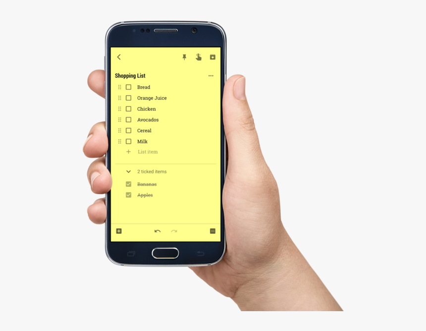 Hand Holding Phone Png, Transparent Png