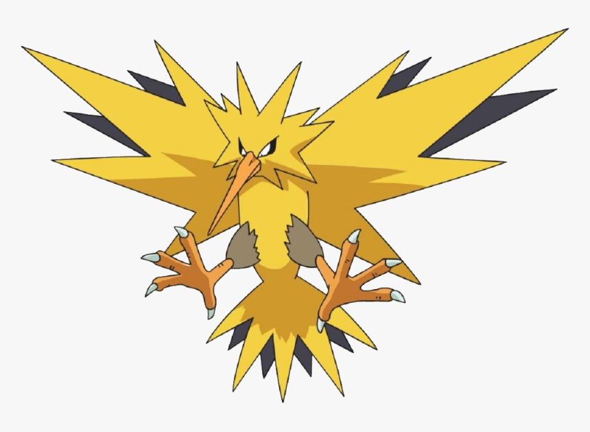 Pokemon Zapdos, HD Png Download
