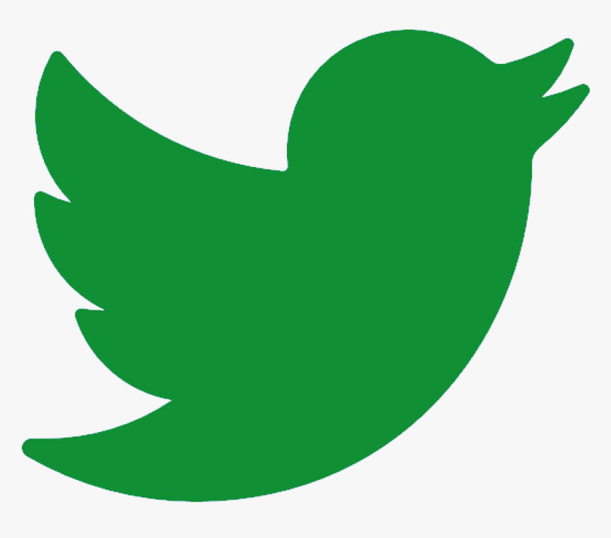 Follow Us On Our Social Media Networks To Be Kept Up - Twitter Logo Png Green, Transparent Png