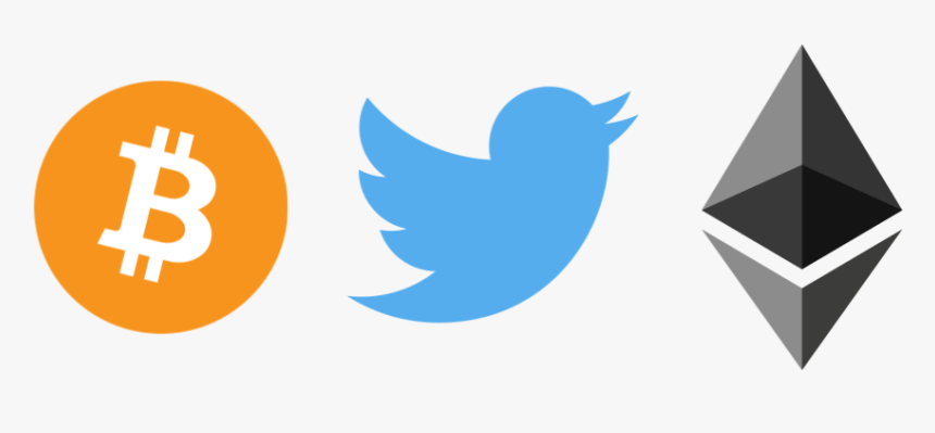 Twitter Bitcoin Ethereum - Bitcoin Ethereum Litecoin Dash, HD Png Download
