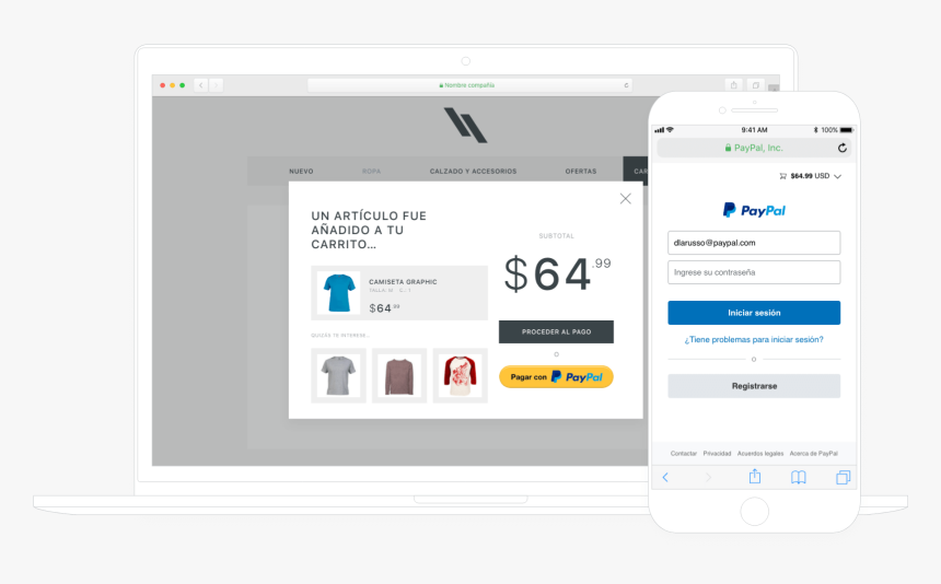 Online Shopping Desktop Mobile, HD Png Download