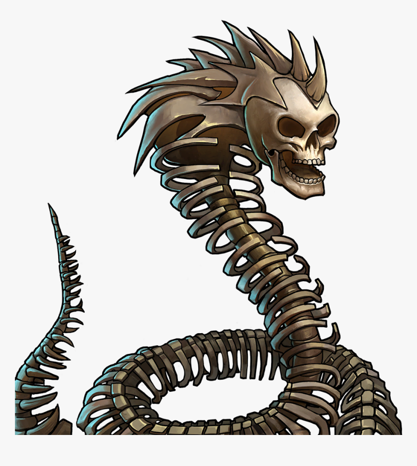 Naga Skeleton, HD Png Download