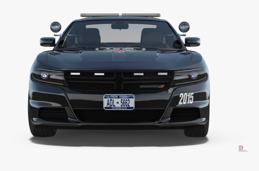 Dodge Charger Police Car Rigged Model Cgstudio, HD Png Download