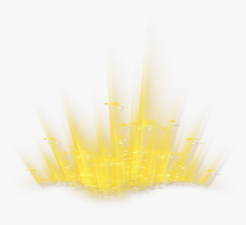 Yellow Light Effect Png - - Picket Fence, Transparent Png