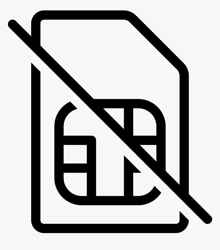 Png 50 Px - Sim Card Icon Svg, Transparent Png