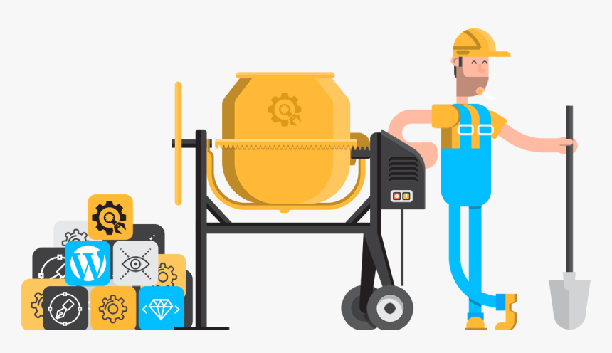 Flat Under Construction Png, Transparent Png